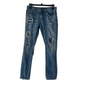 Aeropostale Men's Size 28 X 30 Distressed Skinny Jeans